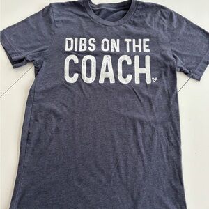 Blue softball/ baseball  Graphic Tee